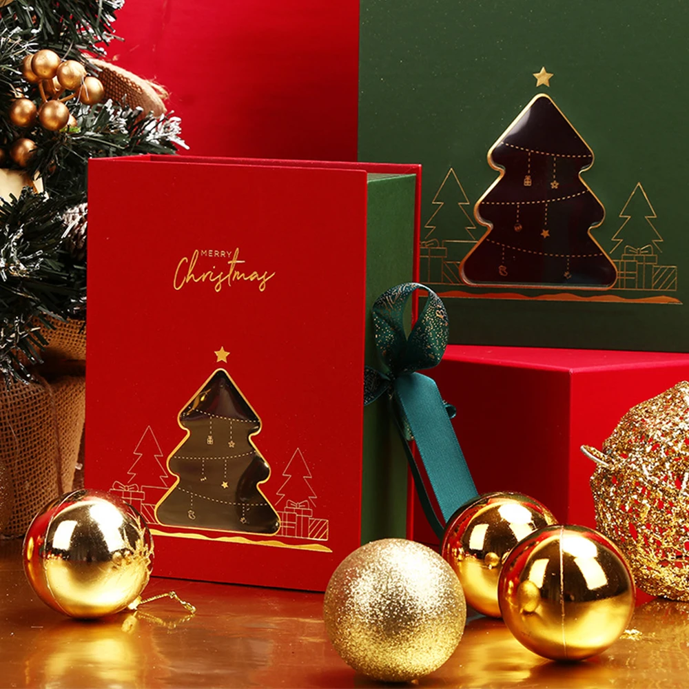 

Рождественская Подарочная коробка, Рождественская фотография, Рождественская елка, домашняя Подарочная коробка для фруктов, стандартная к...