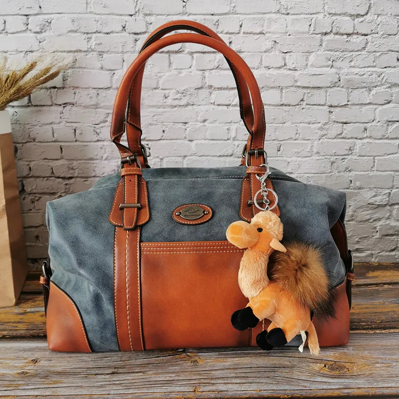 Blue and Camel IMYOK дизайнерские сумки от известного бренда, женские сумки-мессенджеры из натуральной кожи, женские сумки для путешествий, сумки для покупок - Цвет: Blue and Camel