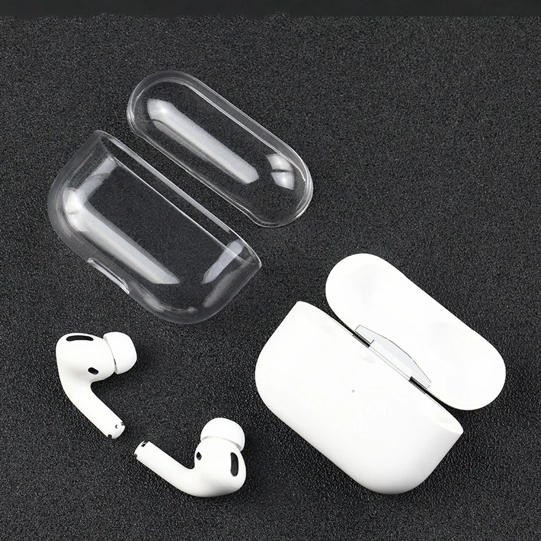 Чехол KISS прозрачный беспроводной чехол для зарядки наушников сумка Apple AirPods 3 Pro