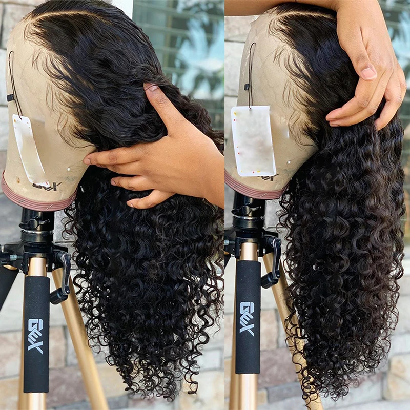 

Highlight Lace Front Human Hair Wigs Ombre Blonde Brown Curly Wig Brazilian Non Remy T Part Lace Wig Pre Plucked Lace Front Wig