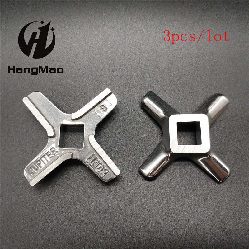 Ss304 2 части мясорубки #8 лезвие нож кухонный комбайн KW658522 подходит Kenwood|Детали для