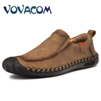 new comfortable men casual shoes loafers men shoes quality slip on leather shoes men flats hot sale moccasins shoes size 38 46