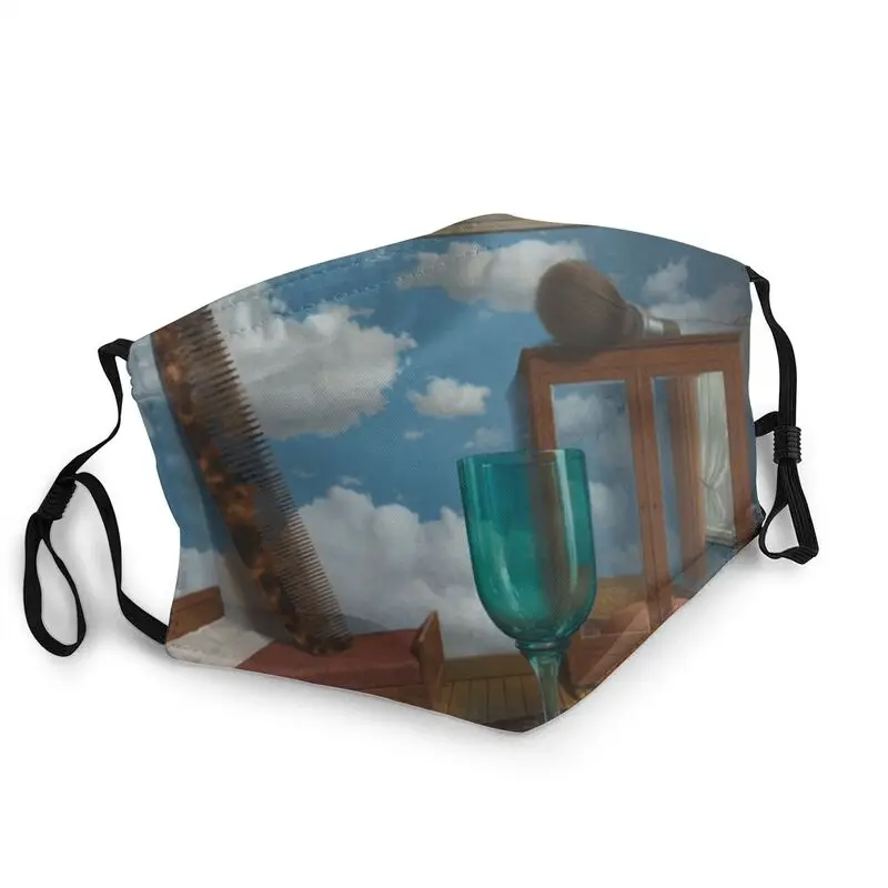 

Маска Пылезащитная Rene Magritte для мужчин и женщин, многоразовый респиратор для защиты от смога и пыли, для личной защиты рта