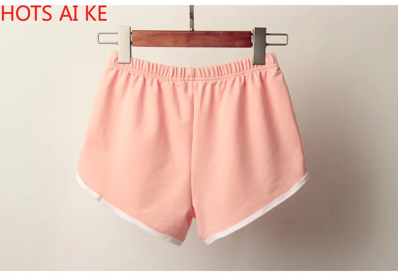

Sports Shorts Women Summer 2021 New Candy Color Anti Emptied Skinny Shorts Casual Lady Elastic Waist Beach Correndo Short Pants
