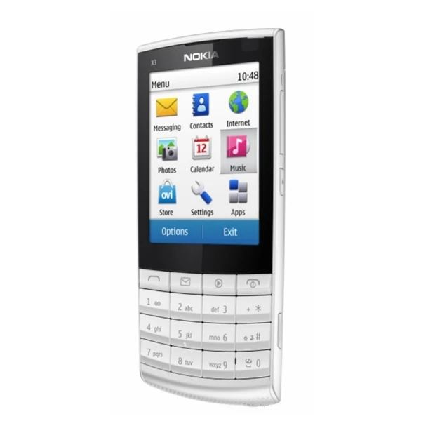 White Nokia X3-02 оригинальные мобильные телефоны GSM 3g Wifi Bluetooth 5MP камера Поддержка Русская клавиатура отремонтированный разблокированный мобильный телефон - Цвет: White