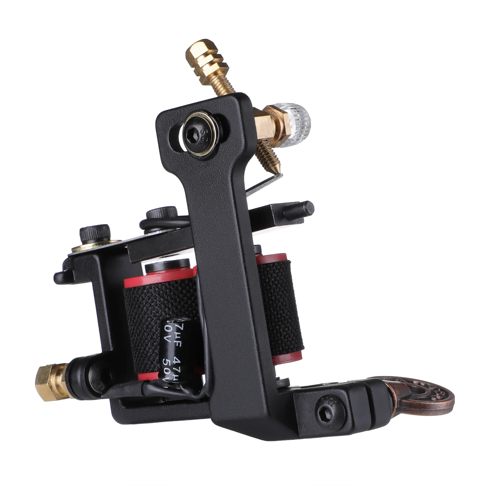 1pc Permanent Makeup Machine Tattoo Wire Cutting 10 Wrap Tattoo Coil Machine for Liner and Shader Tattoo Machine Black Color