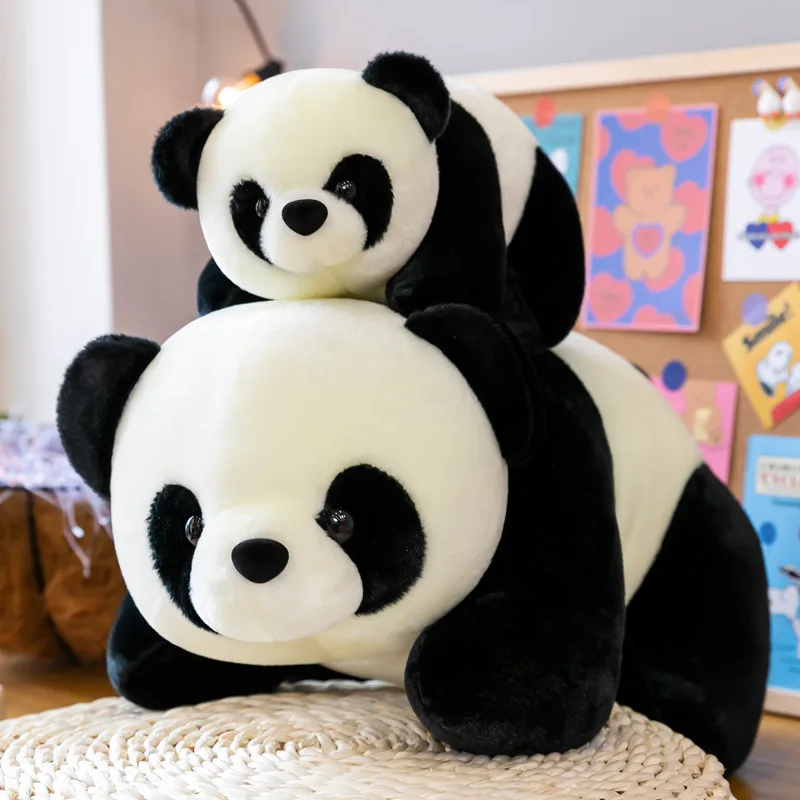 

Panda doll plush toy children's stall doll birthday gift