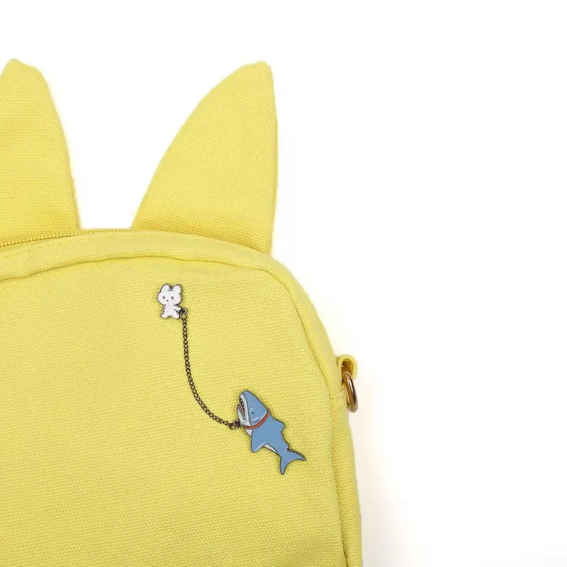 Мужская/Женская Брошь в виде кролика с мультяшным принтом |