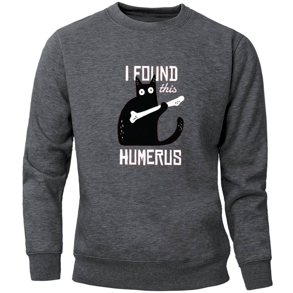 

Funny Cat I Found This Hlimerus Hoodies Sweatshirts Men's Crewneck Tracksuit Autumn Winter Fleece Pullovers Harajuku Streetwear