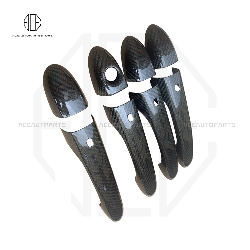 Чехол из натурального углеродного волокна для ручки двери автомобиля Maserati