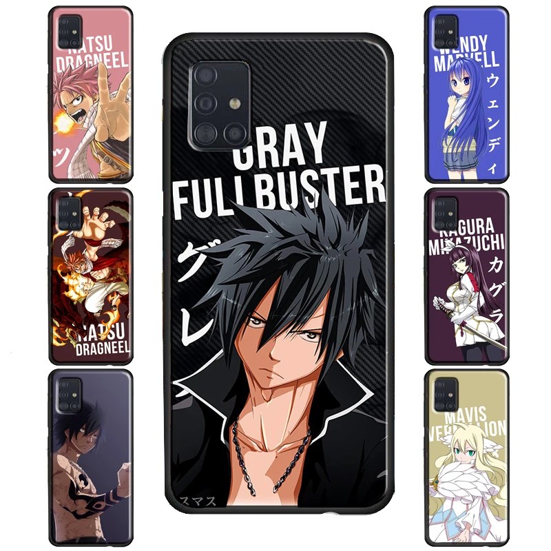 Чехол Natsu Erza Fairy Tail для Samsung Galaxy S20 FE S22 S21 Ultra S8 S9 S10 Note 10 Plus S10e Note 20 Ultra