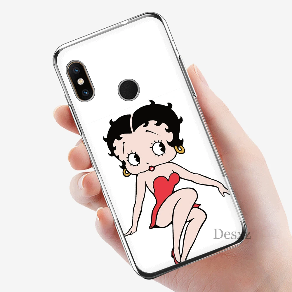 Чехол для телефона Xiaomi Redmi GO 7 S2 4A 4X5 5A плюс 6 6A 7A K20 Pro крышка Betty Boop