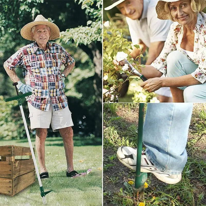 

1pc Standing Plant Root Remover Home Garden Tool Manual Outdoor Yard Stand Up Garden Lawn Grass Puller Weed Killer Tool Dropship