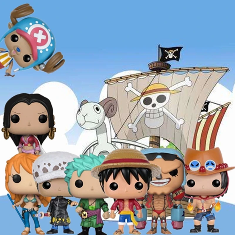 

Japanese Anime:One Piece Character Monkey D. Luffy-ZORO-NAMI-Chopper-FRANKY-LAW Children Birthday Gift Action Figure Model Toys