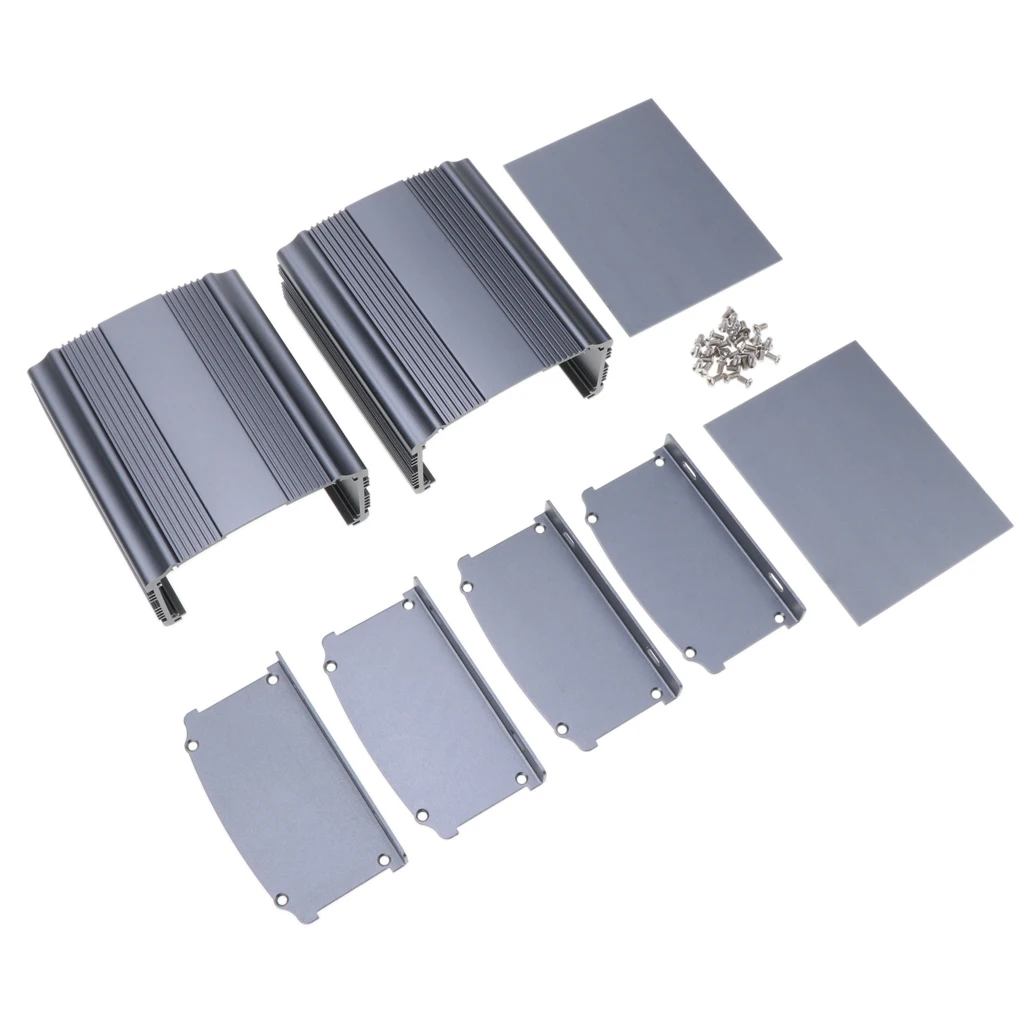 2 шт. в комплекте экструдированный Алюминий электронный корпус источника