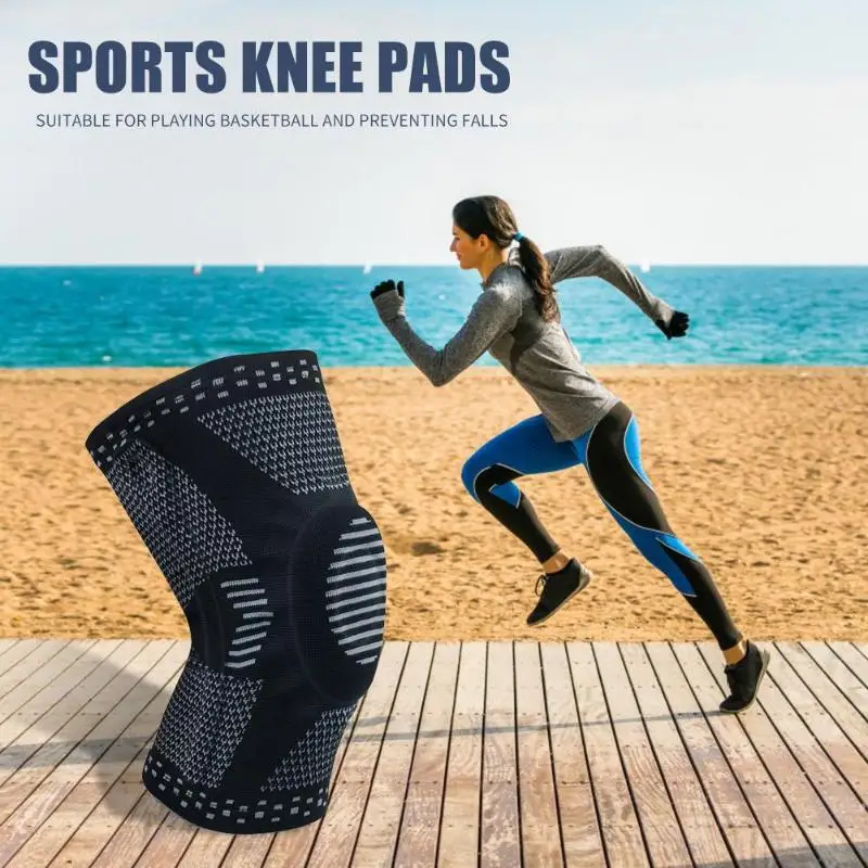 1 шт. новая мода фиксатор колена Спорт на открытом воздухе фитнес бег эластичная