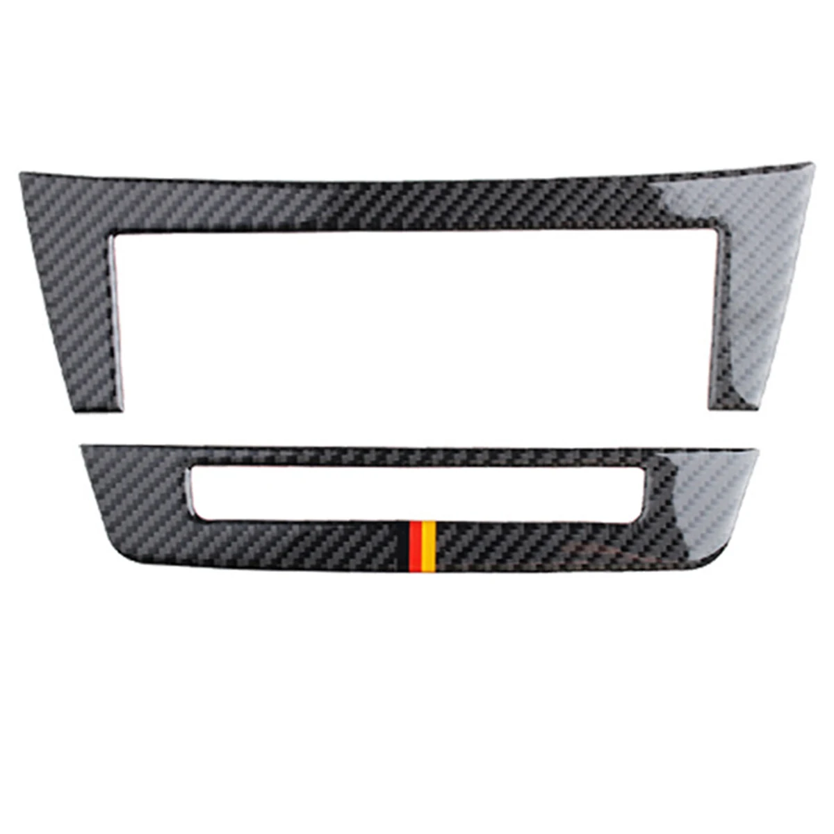 

Audew 3K Carbon Fiber Car Interior Center Control CD Panel Frame Cover Sticker Trim For Mercedes for benz old C Class W204