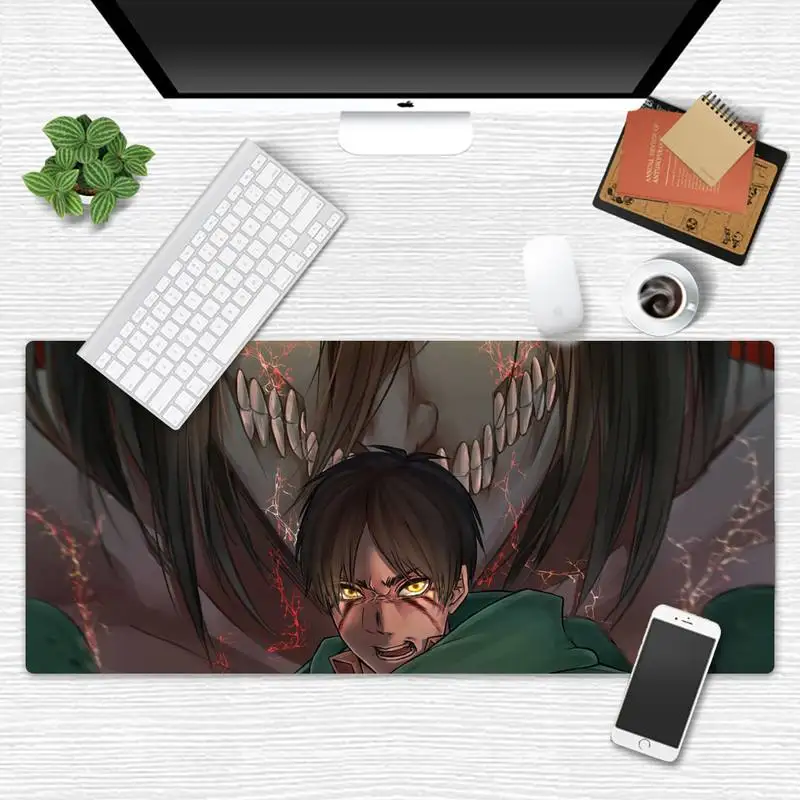 

ttack on titan Large Mouse pad PC Computer mat Game Office Work Mouse Mat pad X XL Non-slip Laptop Cushion mouse pad