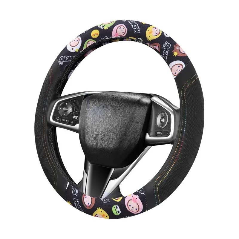 

Car steering wheel set Cartoon animal lady cute steering wheel case steering wheel cover for girls car accessories for girls