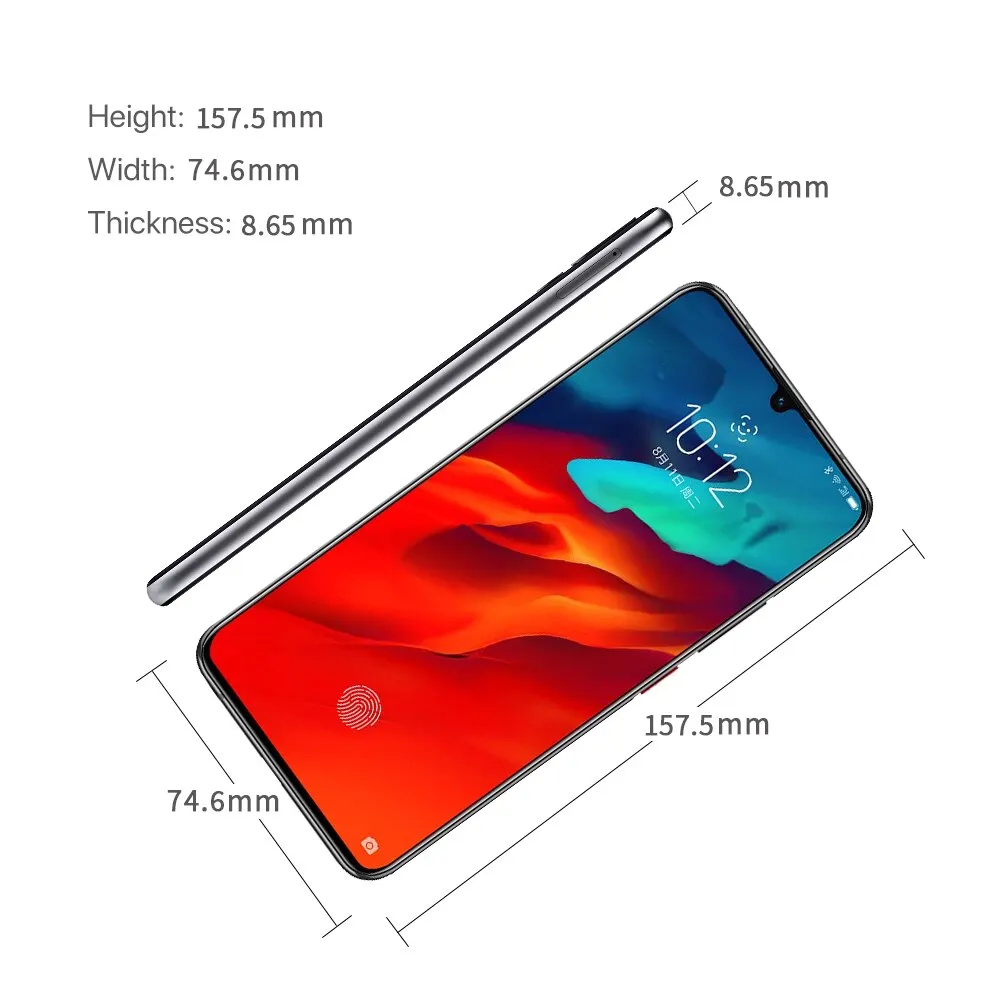 Lenovo Z6 Pro с бесплатным подарком восьмиядерный смартфон Snapdragon 855 8 ГБ 128 6 39 дюйма