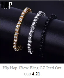 Хип-хоп 1Row Bling CZ Iced Out Стразы браслет из Кубического циркония теннисные цепи браслеты для женщин мужчин ювелирные изделия розовый красный