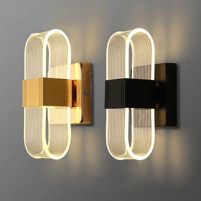 

Indoor Acrylic Wall Lamp Modern LED Mounted Sconce Wall Light Warm White Cold White Natural light For Bedroom Corridor Stairs
