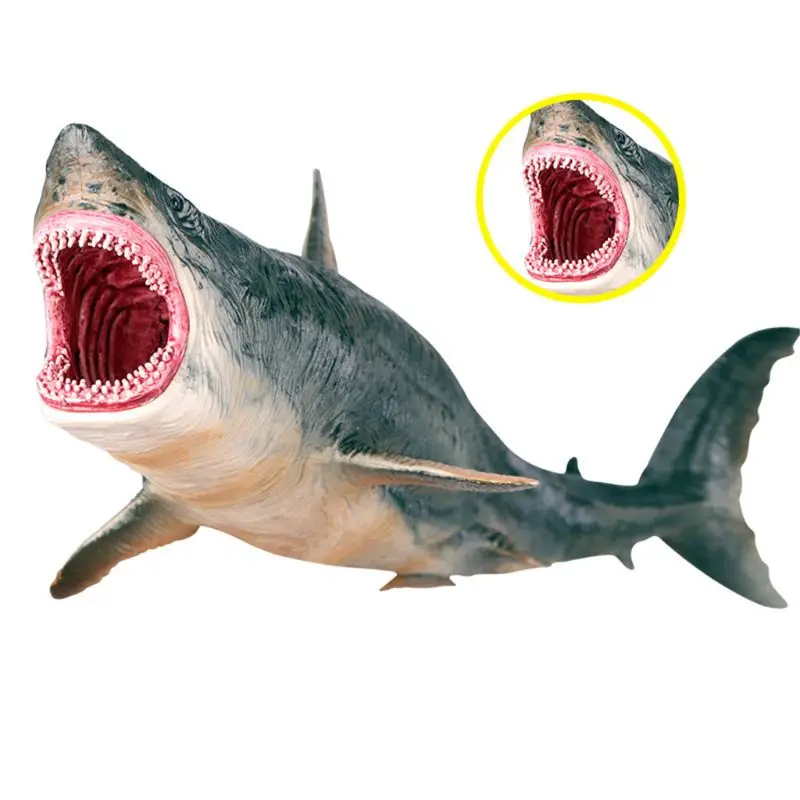 Экшн фигурка из ПВХ Морская жизнь Megalodon развивающая игрушка для детей подарок