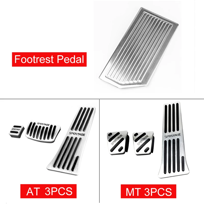 Алюминиевый автомобильный акселератор педаль топливного тормоза педали для ног