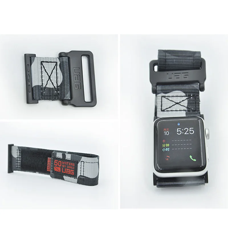 

Outdoor Fastener Nylon Strap For Apple Watch Band 6 SE 5 4 40mm 44mm Sports Loop Bracelet For iWatch Series Bands 3 2 38mm 42mm