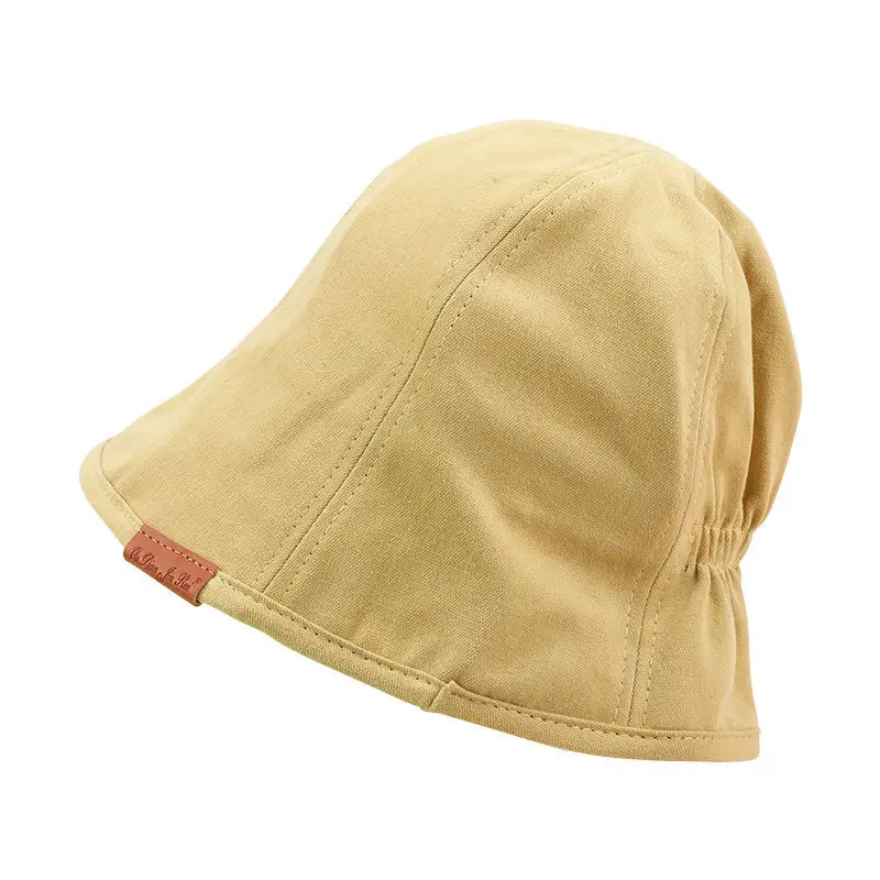 

Canvas Hat Women's Face In Autumn And Winter Bucket Hats Sun Protection Solid Casual Lady Bucket Hats