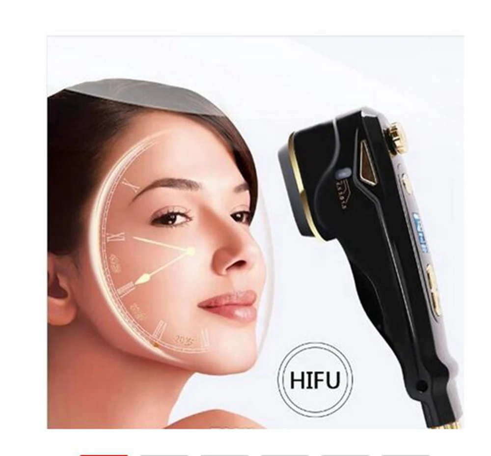 מקצועי מיני HIFU פנים התחדשות נגד הזדקנות/קמטים יופי מכונת קולי טיפוח עור ספא סלון בית להשתמש עבור נשים