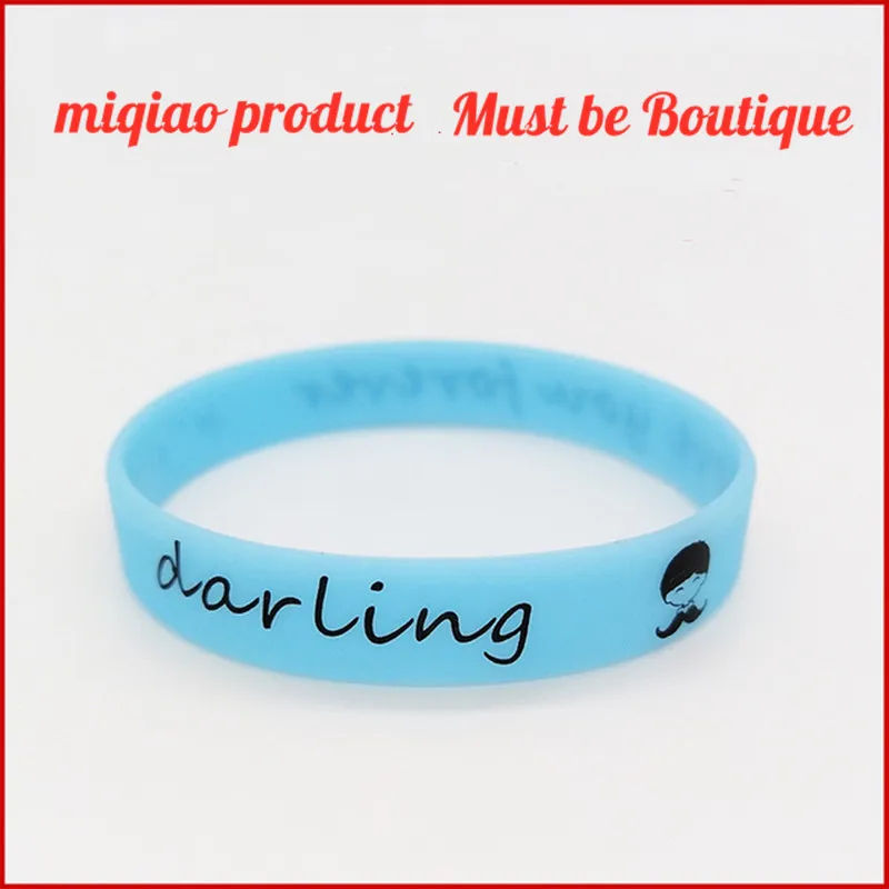 

Silicone Bracelet Luminous Spot Custom Printing Concert Fluorescent Bracelet Concave-Convex Luminous Wrist Strap