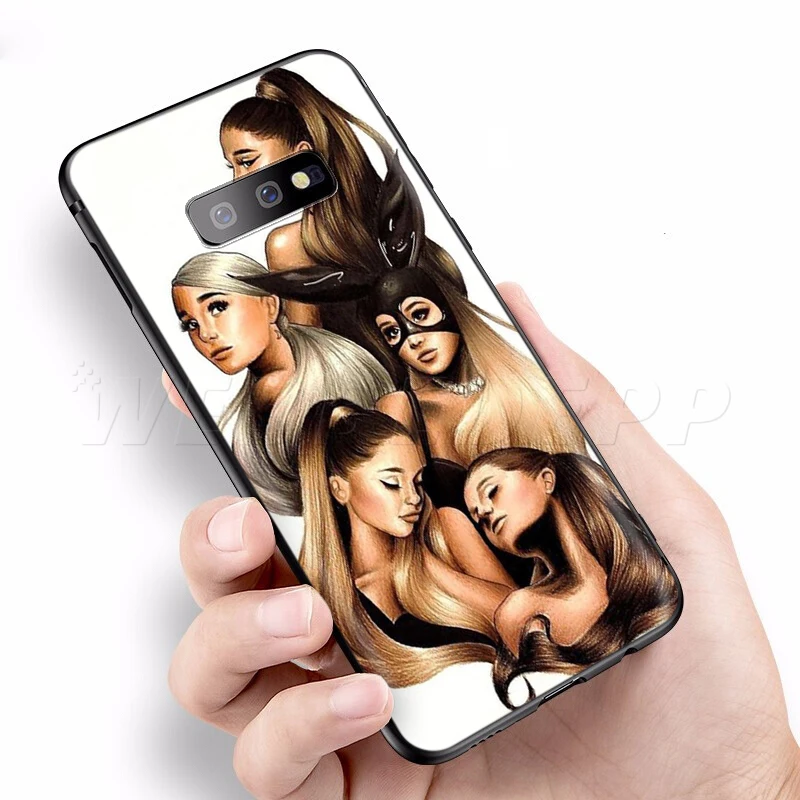 Чехол Webbedepp с искусством Ariana Grande для Samsung Galaxy S7 S8 S9 S10 Plus Edge Note 10 8 9 A10 A20 A30 A40 A50 A60 A70.