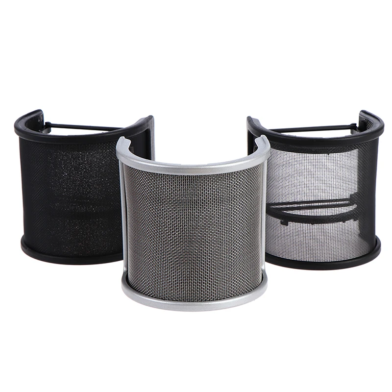 

U Shape Double Layer Recording Studio Microphone Windscreen Shield Cover