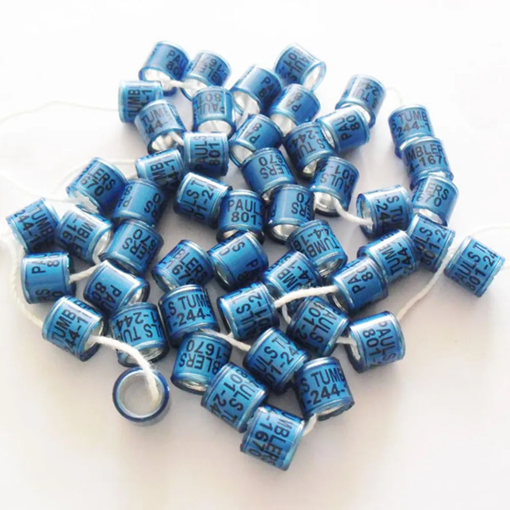 Пластиковые кольца бирки полоски ткани на ноги голубей кольцо делая