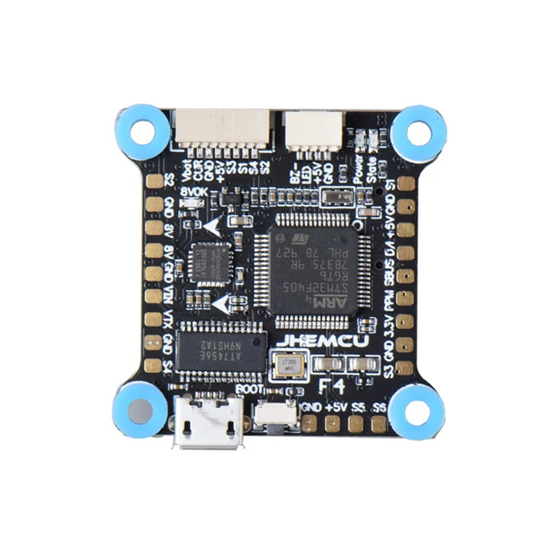 Контроллер полета JHEMCU F4 Betaflight 5V 8V 3A BEC Встроенный OSD FC для FPV RC Racing Drone|Детали и