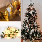 Светодиодсветильник гирлянда CYUAN для дома, Рождественский шнурок для свадьбы, новогодние подвесные украшения для дома, праздника вечерние вечеринки, Рождество