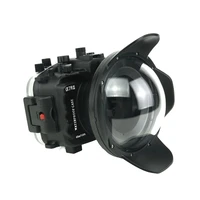 40m130ft for sony a7 iii a7r3 a7riii a7iii a7m3 28 70mm lens underwater camera housing diving case cover with 6 dome port