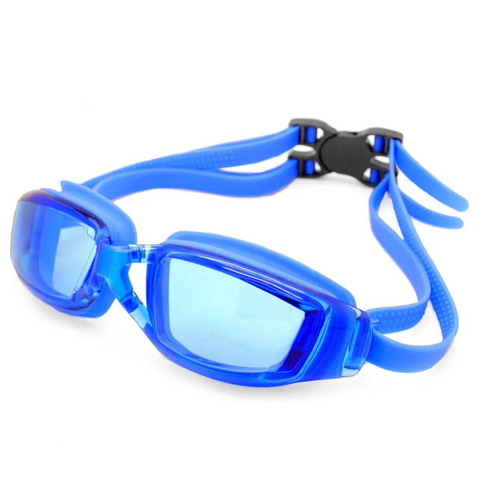 style 3 blue YFXcreate HD водонепроницаемые очки для плавания противотуманные очки и анти-УФ Взрослые плавательные очки в большой оправе 200-1004 - Цвет: style 3 blue