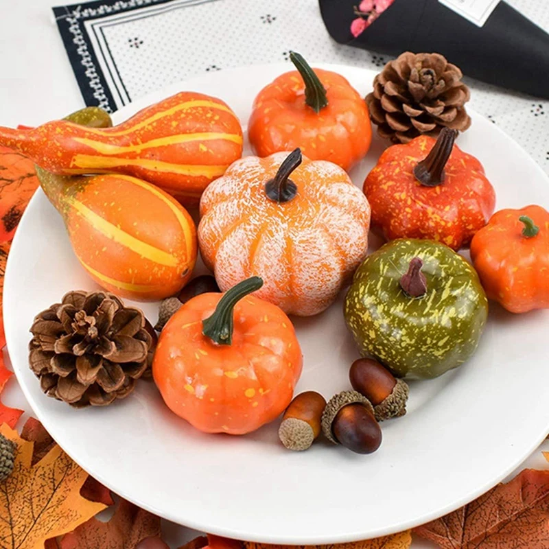 

Christmas Garland Decoration for Stairs Fireplace Fir Pine Garland with 86 Pcs Fall Decor, Artificial Maple Leaves