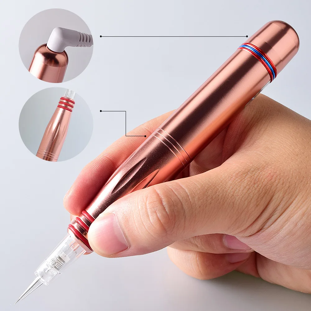 Dermografo Charmant 2 Digita Профессиональный микро pigmenacao Agulhas Easy Click Novo | Красота и здоровье