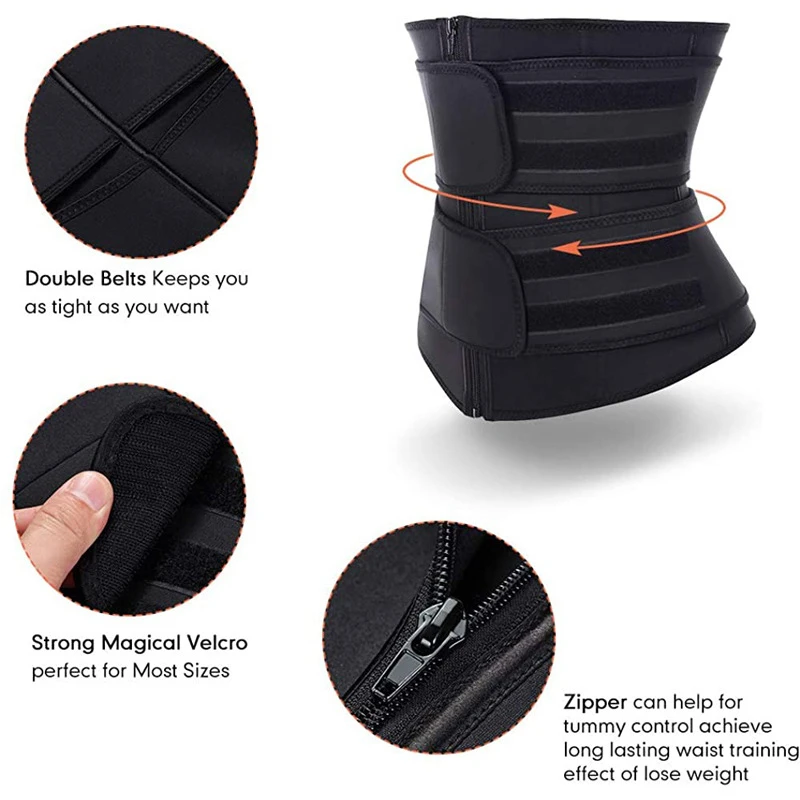 Женская корректирующая одежда неопреновый корсет для талии похудения со