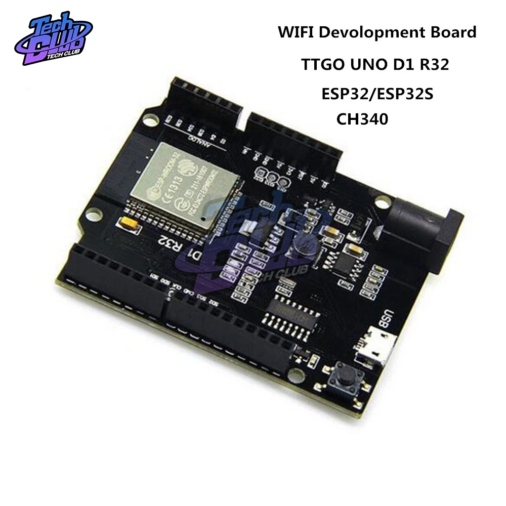 Беспроводная макетная плата ESP32 с Wi Fi и Bluetooth для Wemos D1 Mini Arduino UNO R3 R32 CH340 4 м памяти