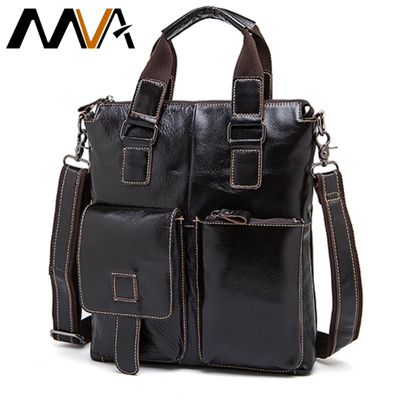 MVA мужские сумки из натуральной кожи сумка мессенджер мужской портфель для