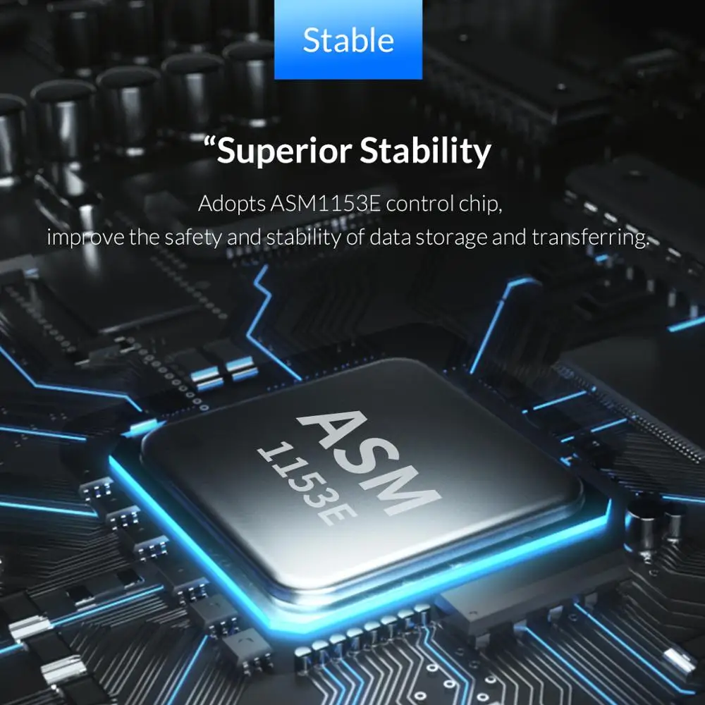 ORICO HDD Case 2.5 3.5 HDD Docking Station SATA to USB 3.0 HDD Enclosure Support UASP Aluminum Hard Disk Case Tool Free SSD