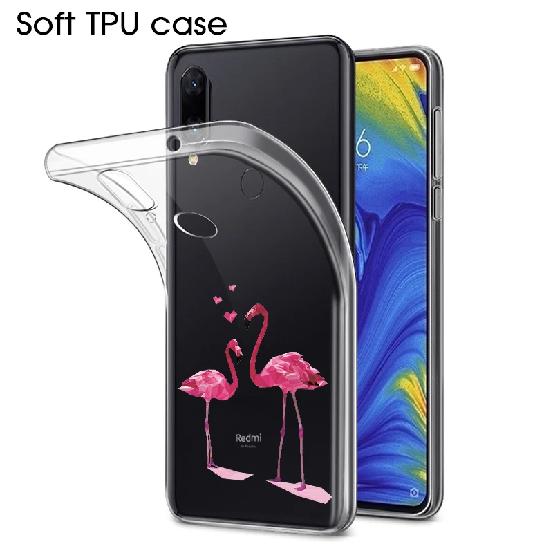 Чехол с рисунком для Xiaomi Redmi 7 6 6A Pro Pocophone F1 Note 5 TPU силиконовый милый чехол телефона |