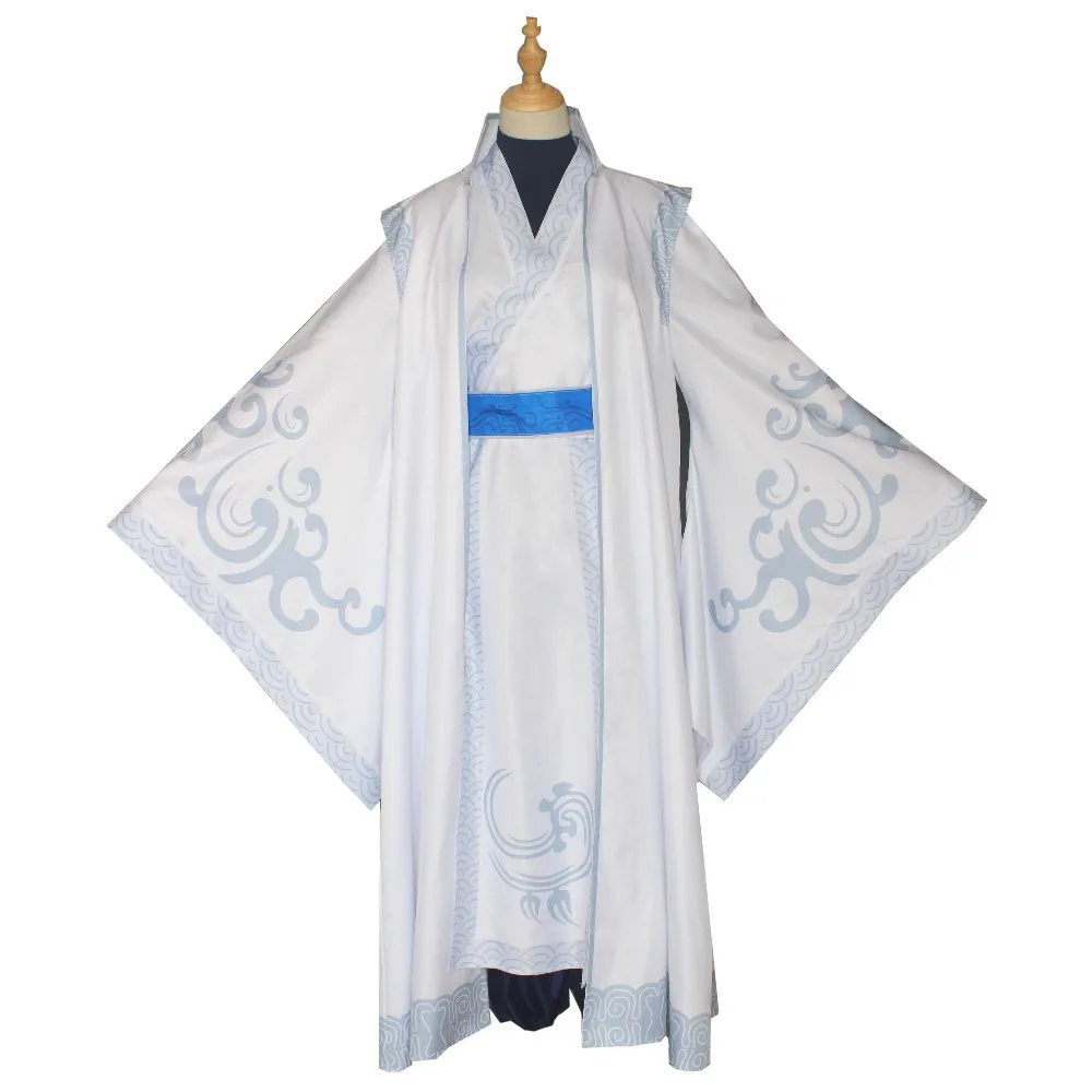 

Ao Bing Cosplay Costume Chinese Hot Movic NE ZHA:I Am The Destiny White Long Cloak Chinese Traditional Clothing Halloween Cos