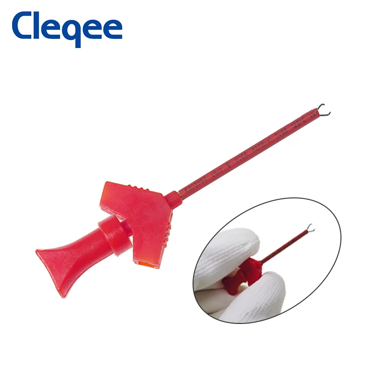 Cleqee SMD IC логический анализатор кабеля тестовые Крючки комплект зондов