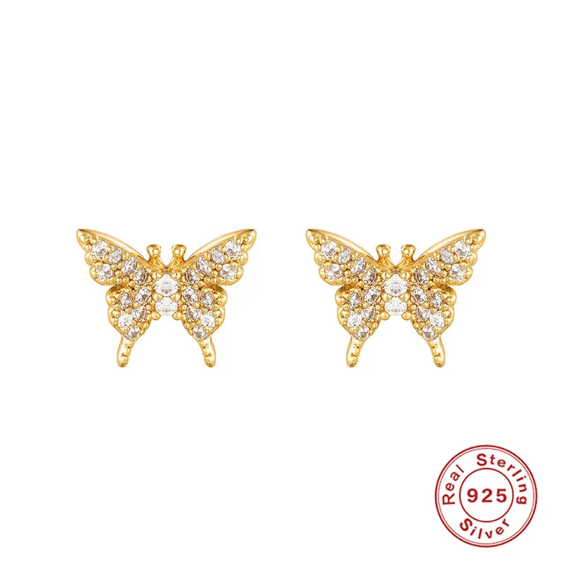 ROXI в богемном стиле кристаллами бабочка серьги со шпилькой для женщин свадебные