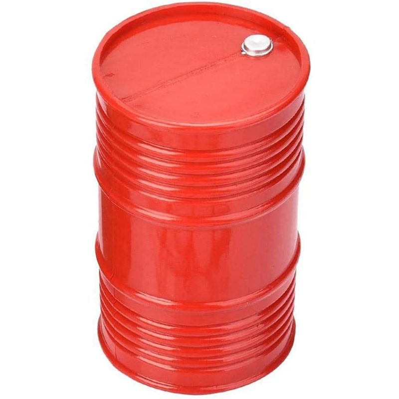 

Oil Drum Luggage Net Wooden Box Decorative Set & Trailer Car Cargo Carrier for 1/10 Traxxas TRX4 Axial SCX10 RC4WD D90